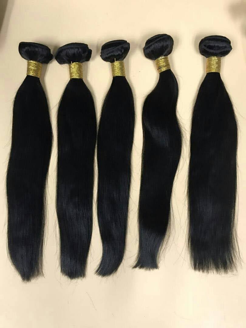 Black Weft Bundles Extensions