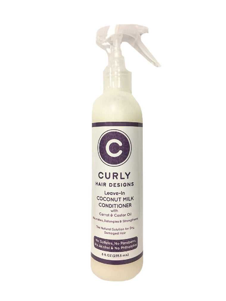 Curly Hair Designs – Leave-In Coconut Milk Conditioner Spray