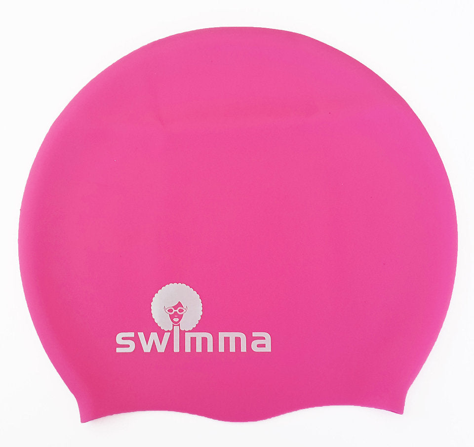 Swimma Swim Cap - Afro Kids ( 7 + & Adults)