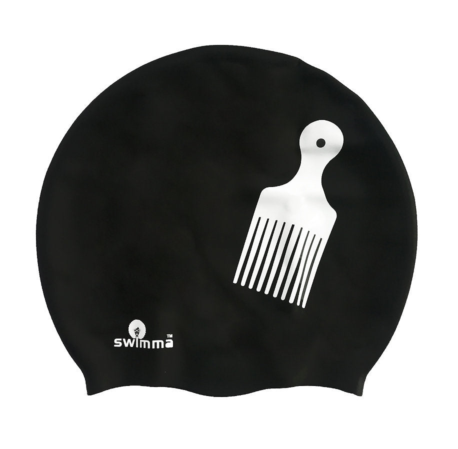 Swimma Swim Cap - Afro Kids ( 7 + & Adults)