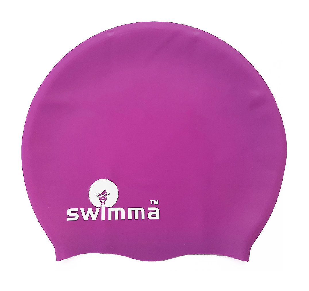 Swimma Swim Cap - Afro Kids ( 7 + & Adults)