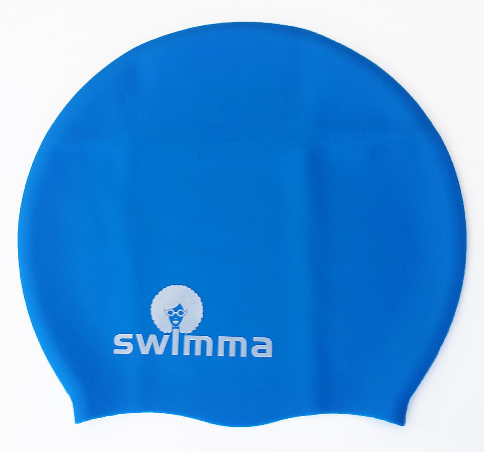 Swimma Swim Cap - Afro Kids ( 7 + & Adults)