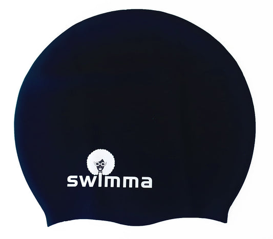 Swimma Swim Cap - Afro Regular ( Adults w/ Long Hair)