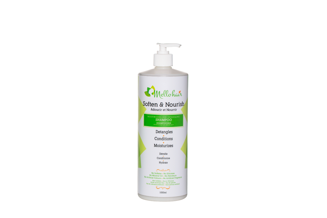 Mello Hair – Soften and Nourish – Moisturizing and Detangling Shampoo