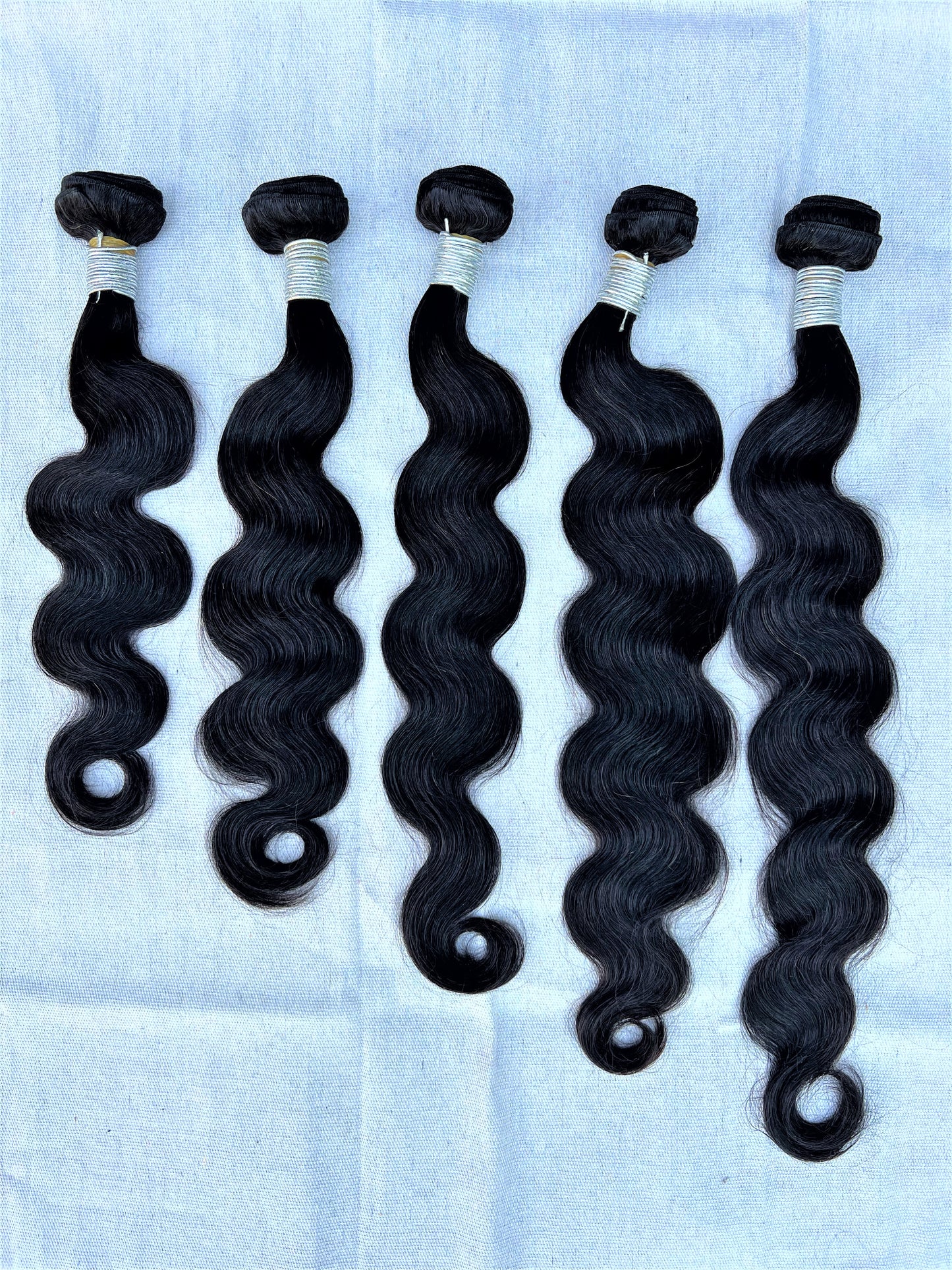 Black Weft Bundles Extensions
