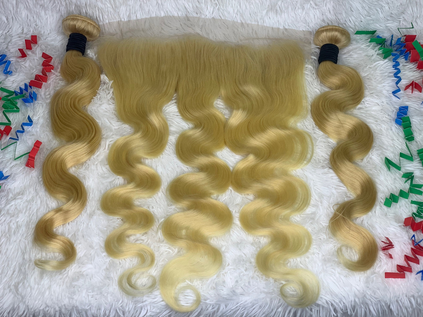 Blonde 613 Weft Bundles Extensions