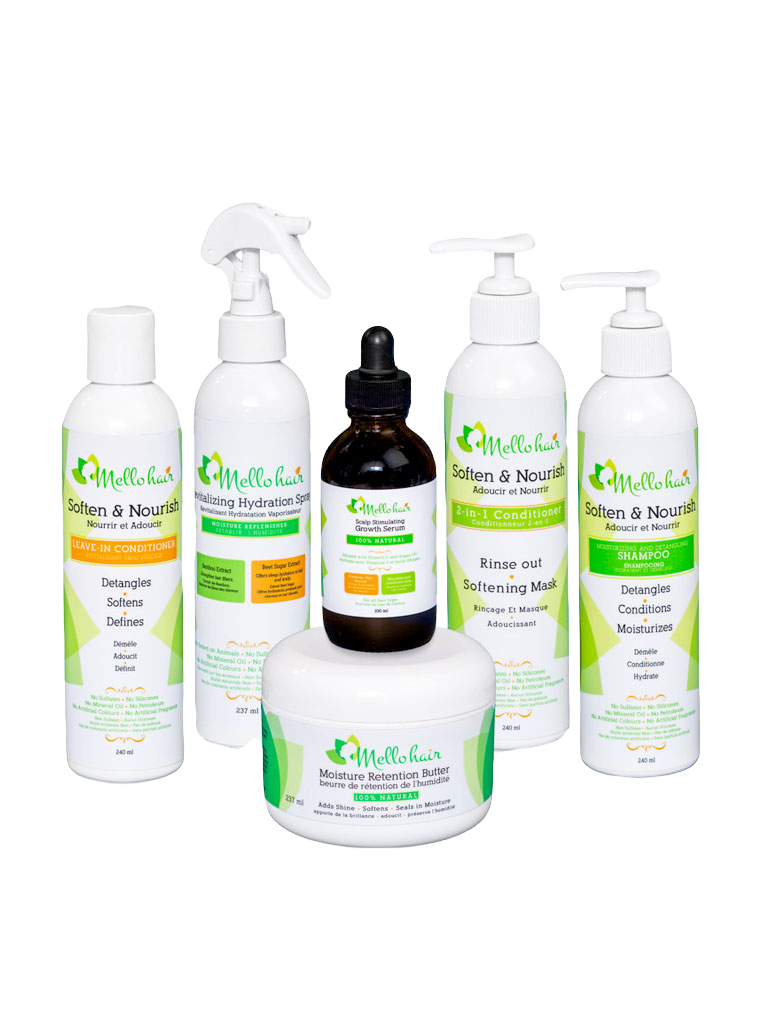 Mello Hair - The Whole Works Combo - Full Size 8 oz