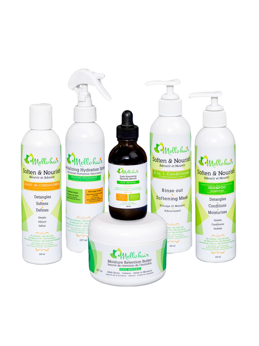 Mello Hair - The Whole Works Combo - Full Size 8 oz