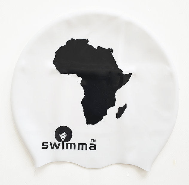 Swimma Swim Cap - Afro Kids ( 7 + & Adults)