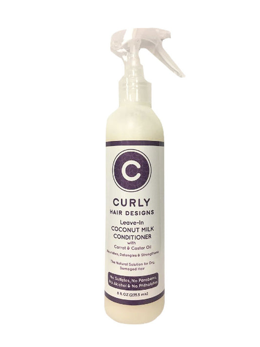 Curly Hair Designs – Leave-In Coconut Milk Conditioner Spray